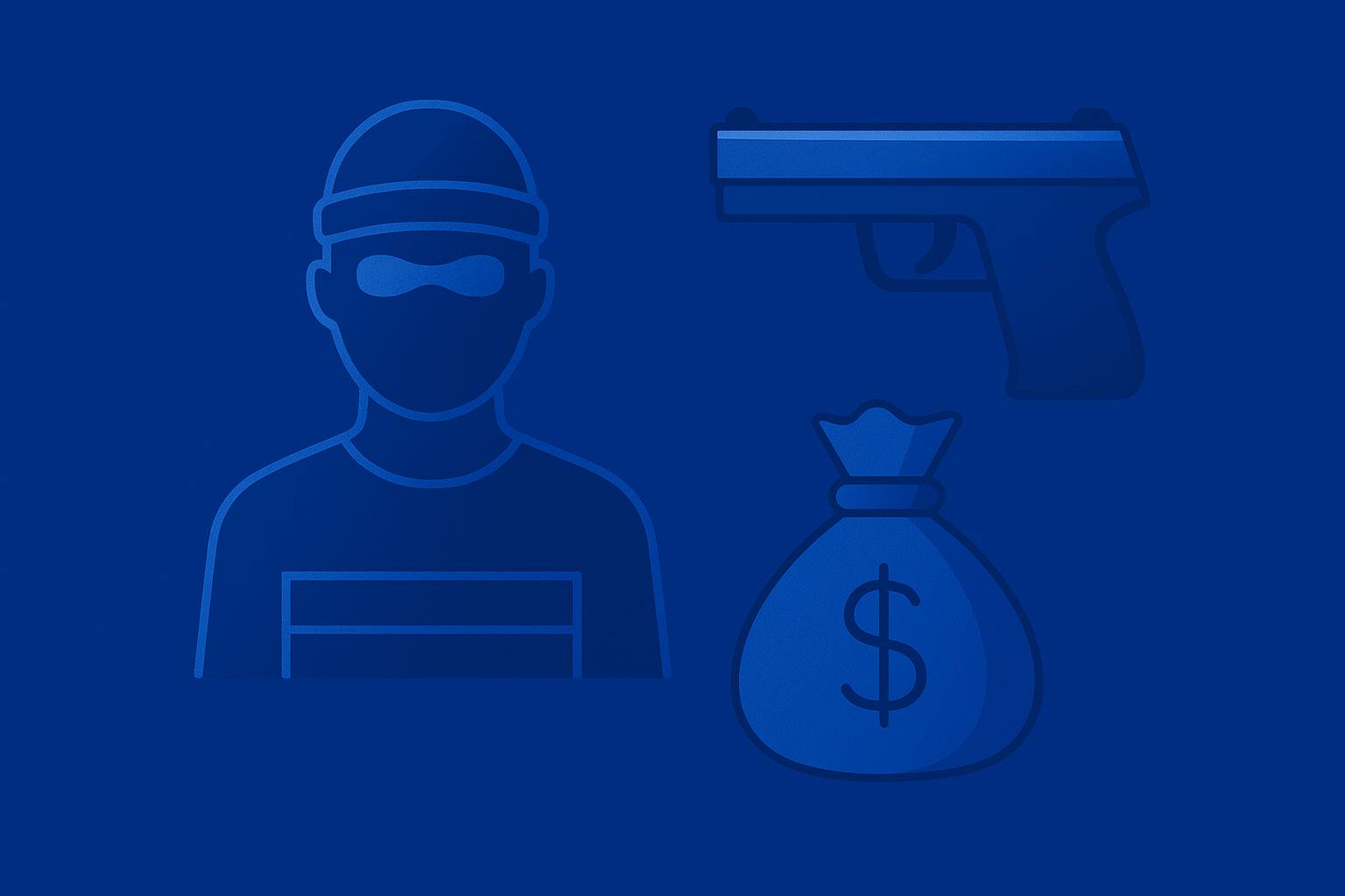 Santa Ana robbery defense attorney analyzing evidence involving stolen property and firearm during criminal case consultation.