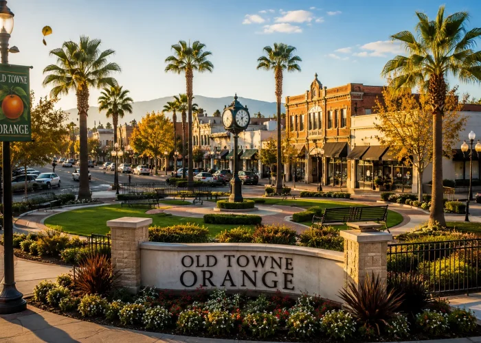 Historic Old Towne Orange California representing criminal defense services in Orange and Orange County